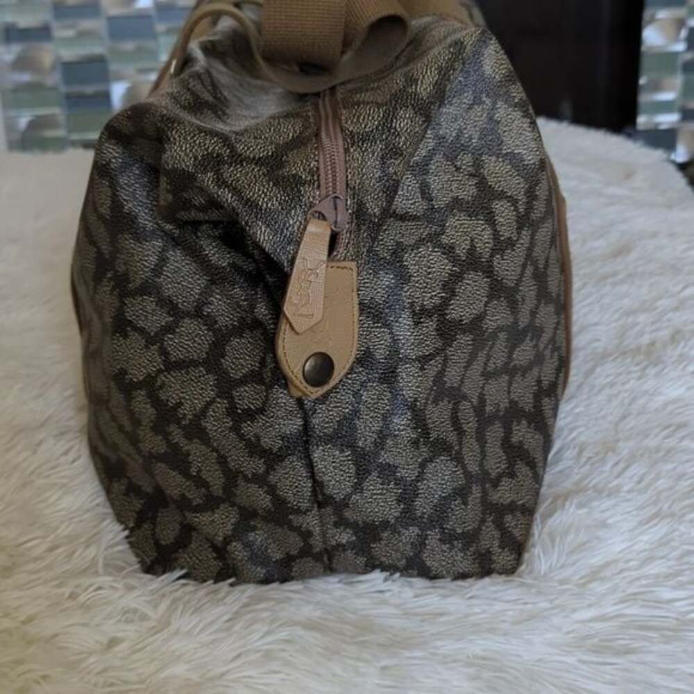 AUTHENTIC VINTAGE YSL GIRAFFE TRAVEL BAG EXCELLENT CONDITION - Picture 9 of 16